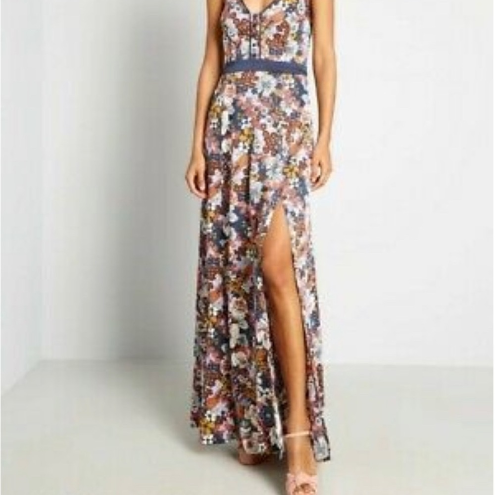 ModCloth Nostalgia Queen Halter Dress